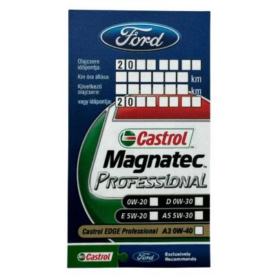 Castrol - Ford Magnatec Professional olajcsere cmke, ntapads CASTROL